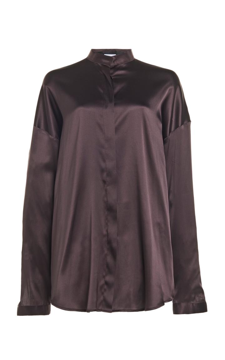Moda Operandi Haider Ackermann Oversized Silk Blouse