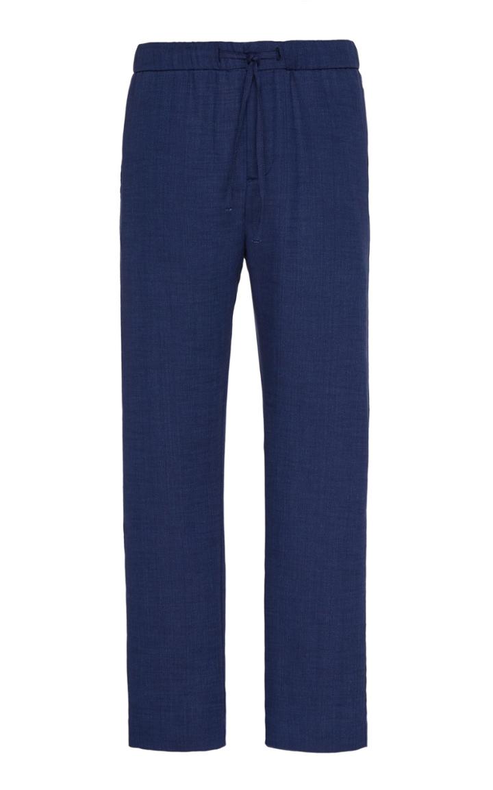 Frescobol Carioca Slim-fit Linen Trousers