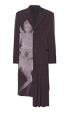 Yohji Yamamoto Left Pleat Coat