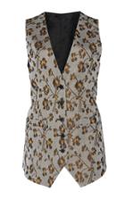 Paco Rabanne Floral Lurex Vest