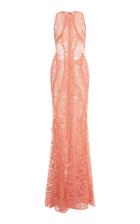 Elie Saab Sleeveless Mermaid Lace Gown