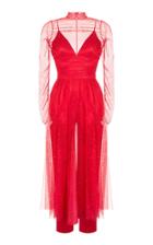 Rasario Tulle Overlay Jumpsuit