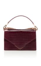 Ralph & Russo Alina Chain Shoulder Bag In Alligator