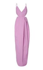 Cushnie Cutout Cotton Maxi Dress