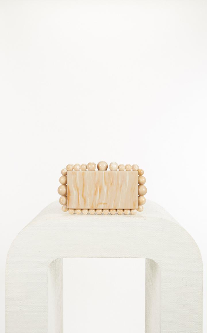 Moda Operandi Cult Gaia Eos Marbled Acrylic Clutch