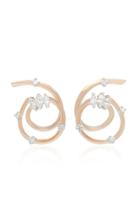 Yeprem Spiral Hoop Diamond Earrings