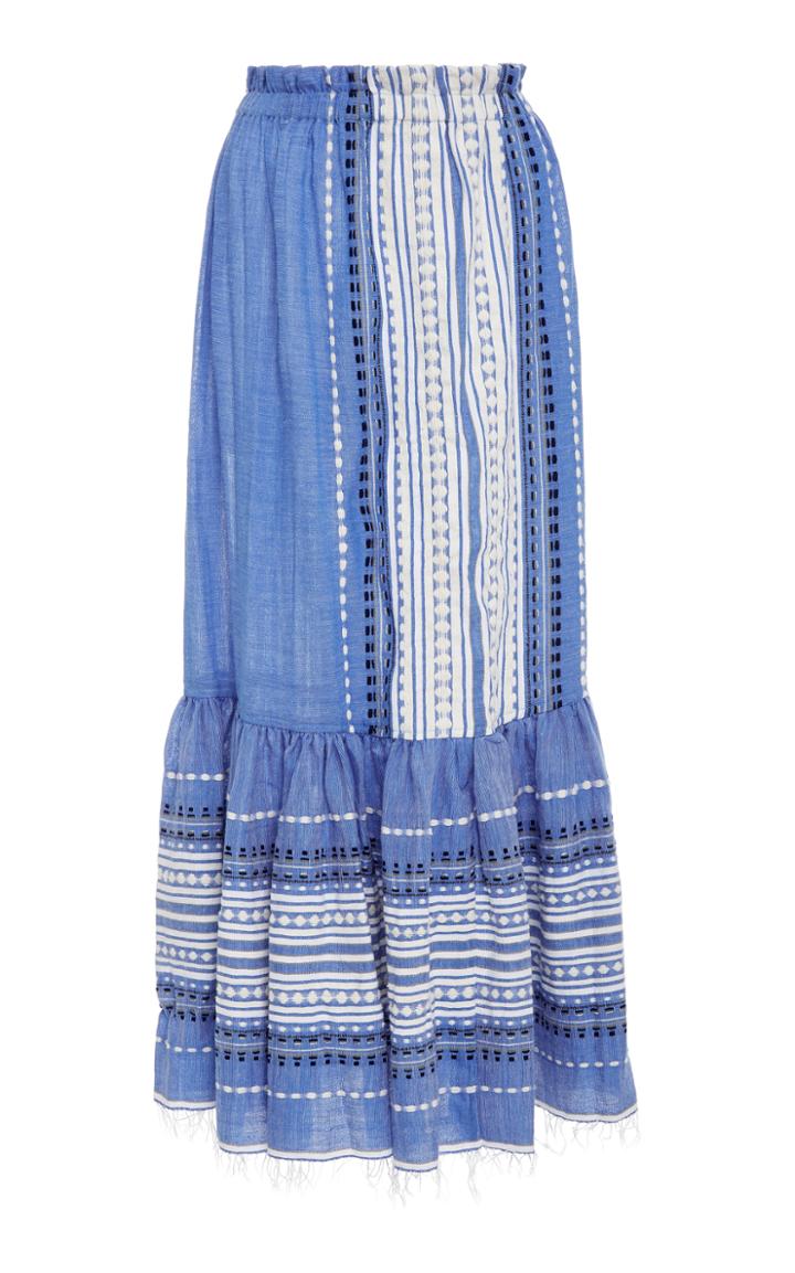 Lemlem Izara Convertible Cotton-blend Skirt