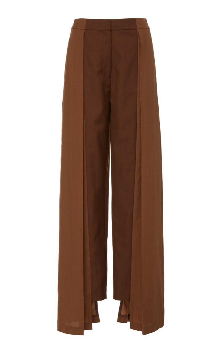 Marta Jakubowski Aster Contrast Wool Trouser