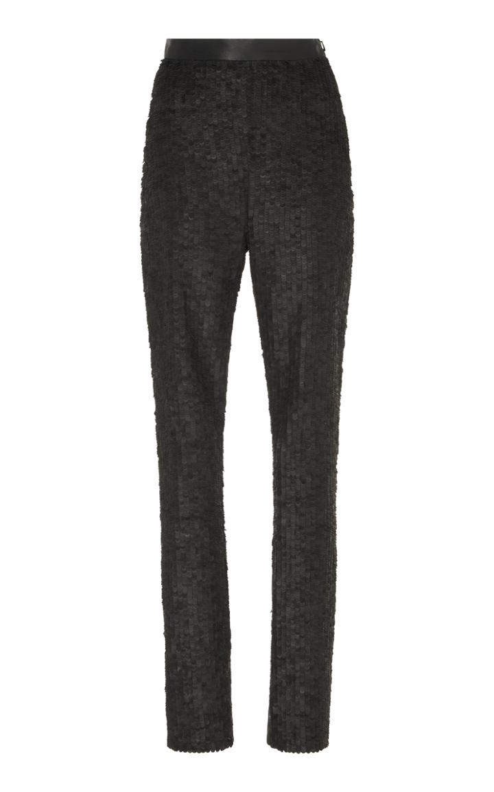 Haider Ackermann Sequined Leather Legging
