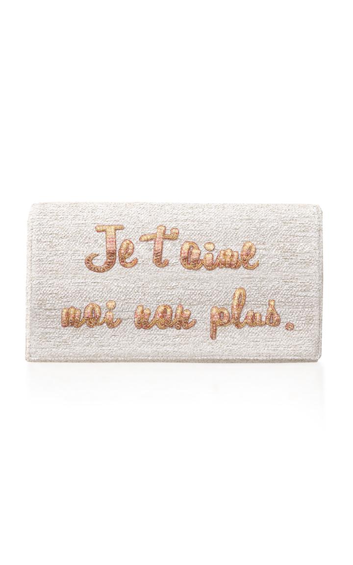 Preciously Paris Je T'aime Moi Non Plus Handmade Clutch
