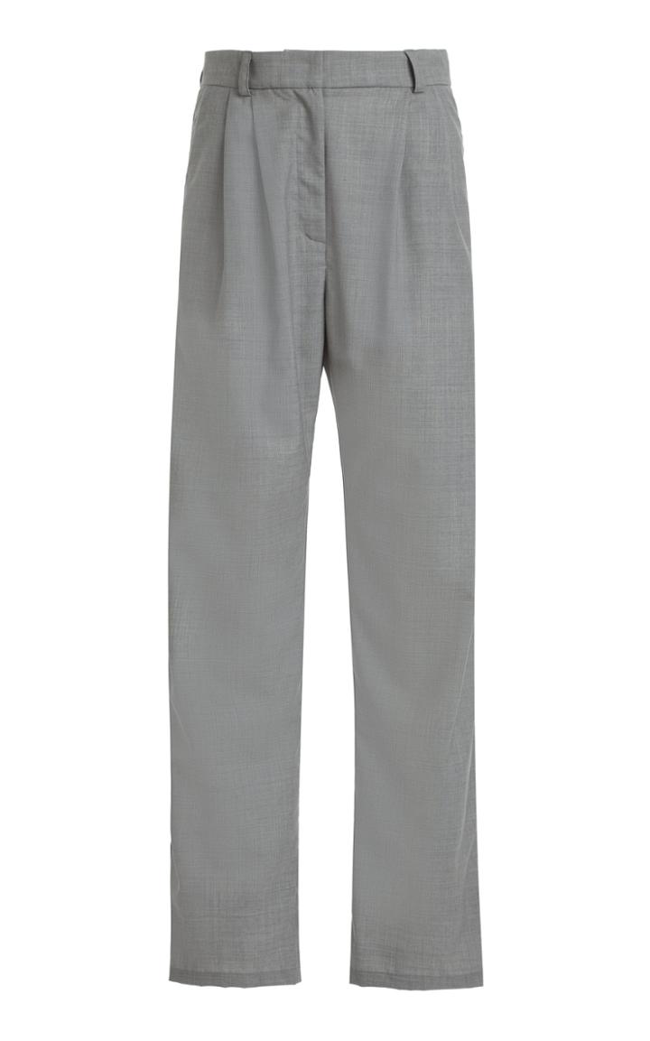 Moda Operandi A.w.a.k.e. Mode Slit High-rise Wool Pants