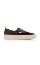 Common Projects Four Hole Suede And Leather Sneakers Size: 35