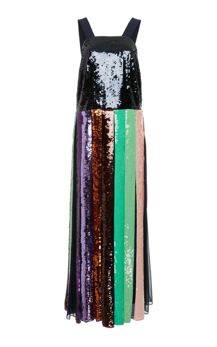 Tibi Multi Sequin Overall Dress
