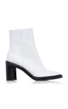 Acne Studios Booker Two-tone Leather Ankle Boots Size: 35