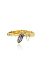 Eleuteri 18k Gold And Enamel Snake Bracelet