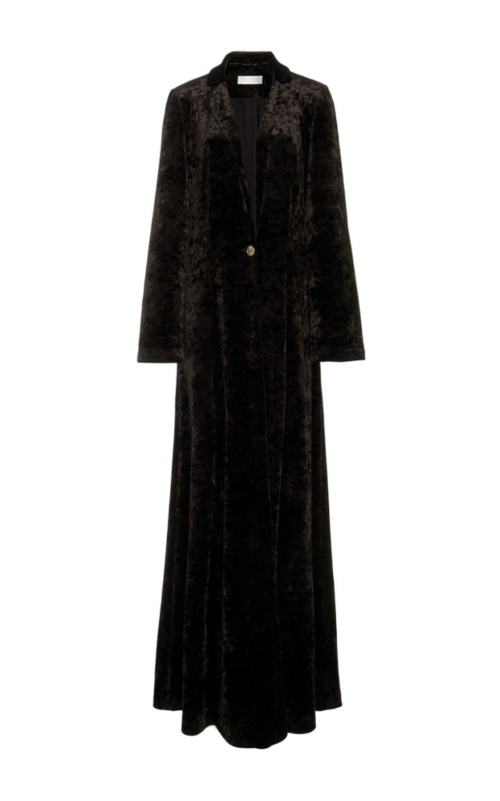 Caroline Constas Velvet Duster Jacket