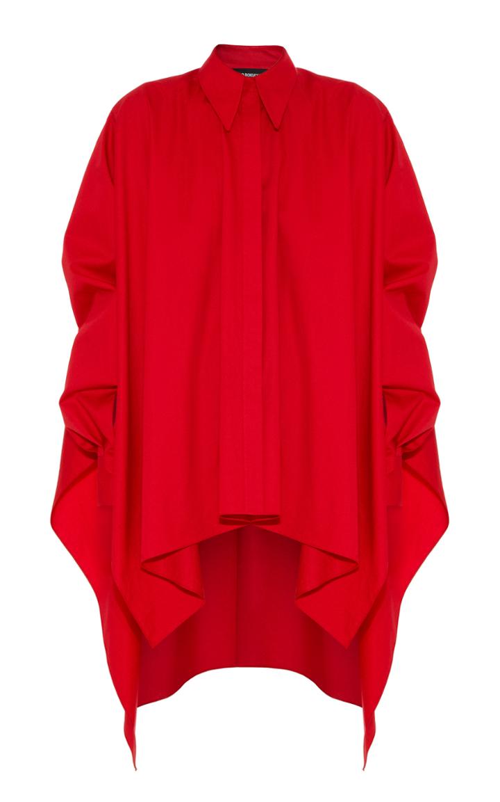Moda Operandi Lado Bokuchava Asymmetric Cotton High-low Tunic Shirt Size: Xs