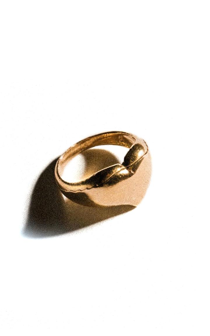Moda Operandi Pamela Card Doni Madonna 24k Gold-plated Ring