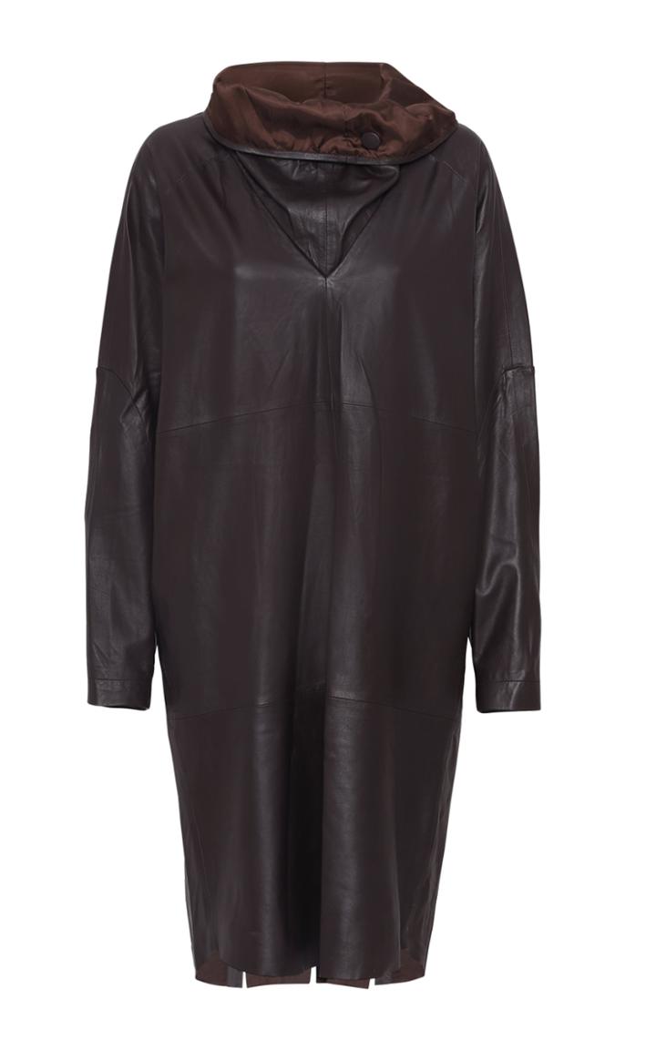 Moda Operandi Remain Sortie Belted Leather Dress
