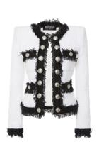 Balmain Cotton-blend Tweed Jacket