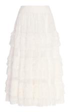 Moda Operandi Soonil Cream Lace Skirt Size: 0