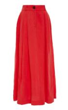 Mara Hoffman Tulay Tencel And Linen-blend Midi Skirt