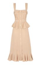 Anna Mason Olivia Linen Midi Dress