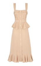 Anna Mason Olivia Linen Midi Dress