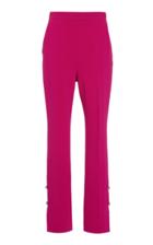 David Koma Straight Leg Crystal Detail Trousers