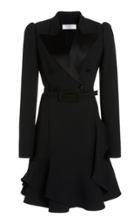 Moda Operandi Michael Kors Collection Belted Crepe Coat Dress
