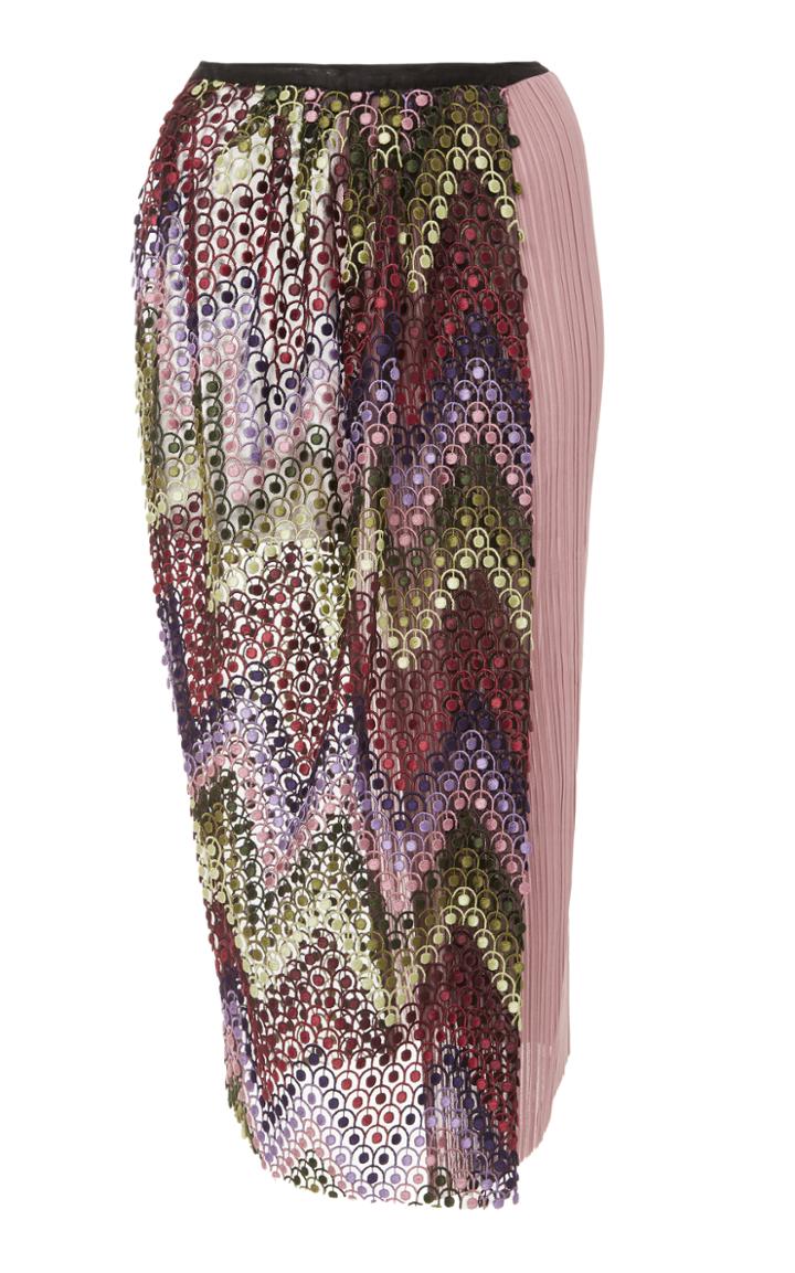Greta Boldini Sauvanne Contrast Skirt