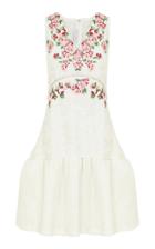 Razan Alazzouni Embellished Jacquard Short Dress