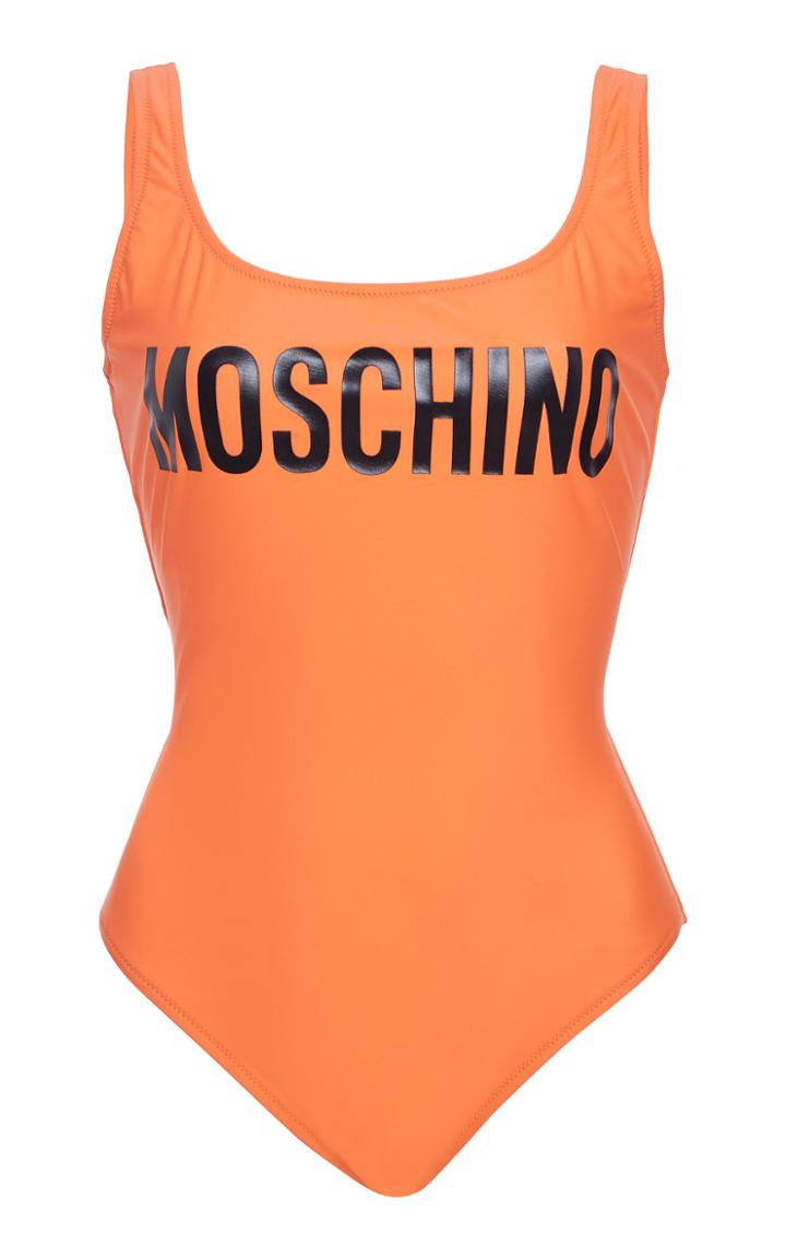 Moda Operandi Moschino Logo-printed Swimsuit Size: 36