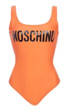 Moda Operandi Moschino Logo-printed Swimsuit Size: 36