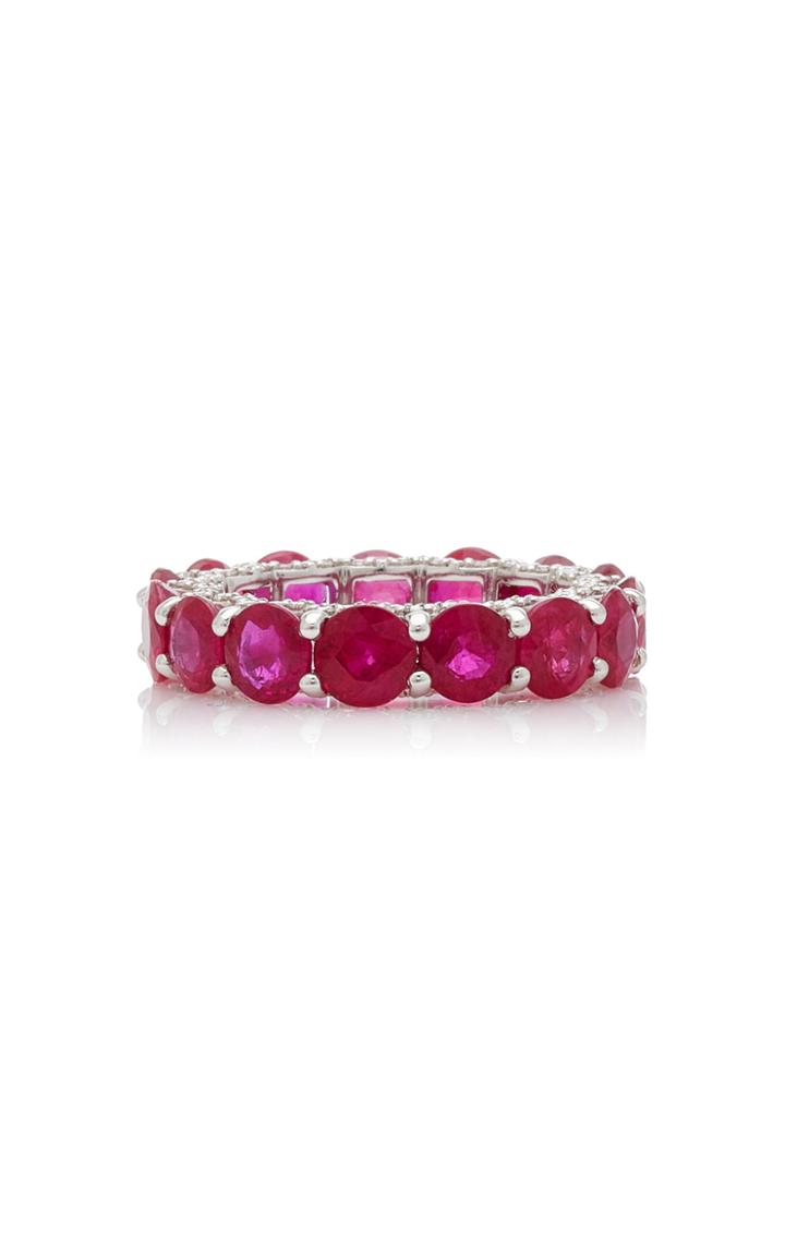 Moda Operandi Luisa Alexander 18k White Gold Holy Ruby Ring