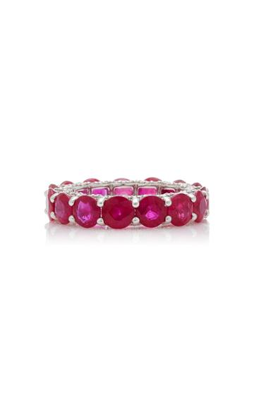 Moda Operandi Luisa Alexander 18k White Gold Holy Ruby Ring