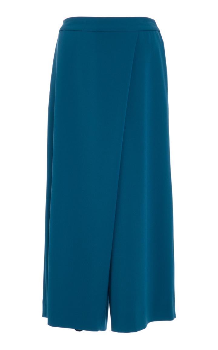 Paule Ka Crepe Backed Satin Culotte Trouser
