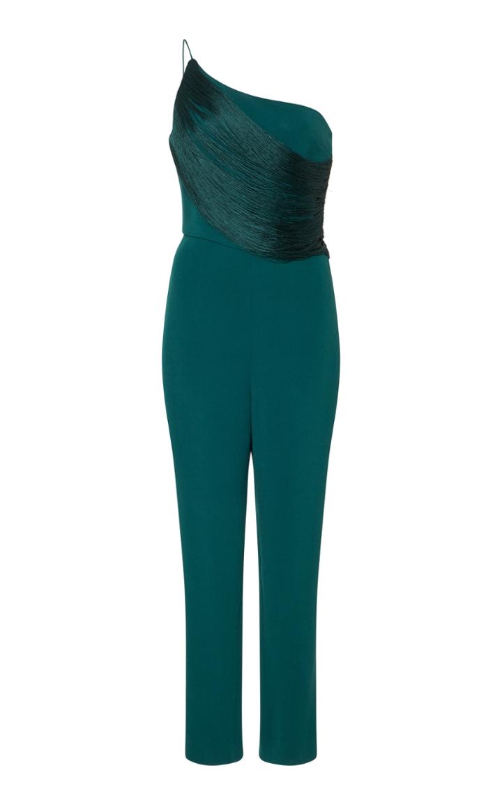 Cushnie Et Ochs Saskia One Shoulder Jumpsuit