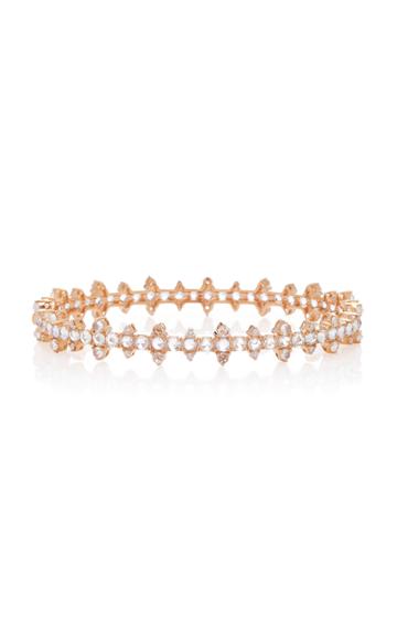 Nam Cho 18k Pink Gold Diamond And Sapphire Bracelet