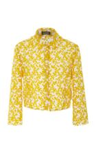 Zac Posen Mimosa Lace Fitted Jacket