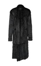 Cushnie Et Ochs Mona Collarless Fur Coat