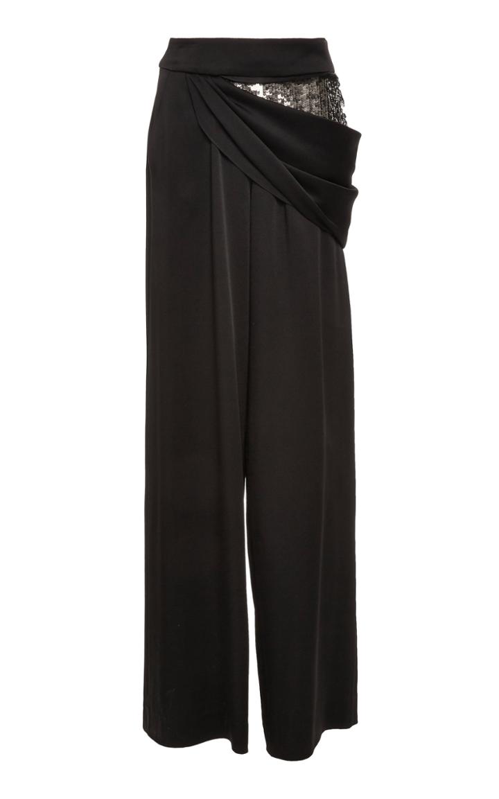 Monse Sequin Side Drape Pants