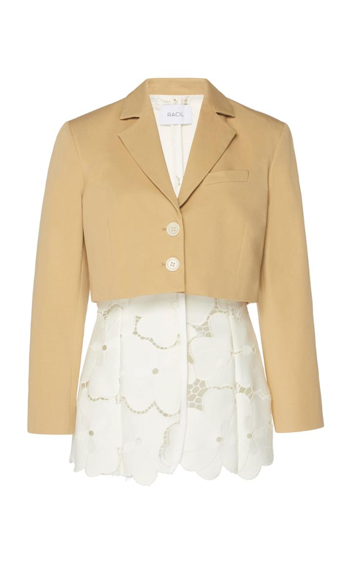 Racil Andy Lace Hem Single Breasted Jacket