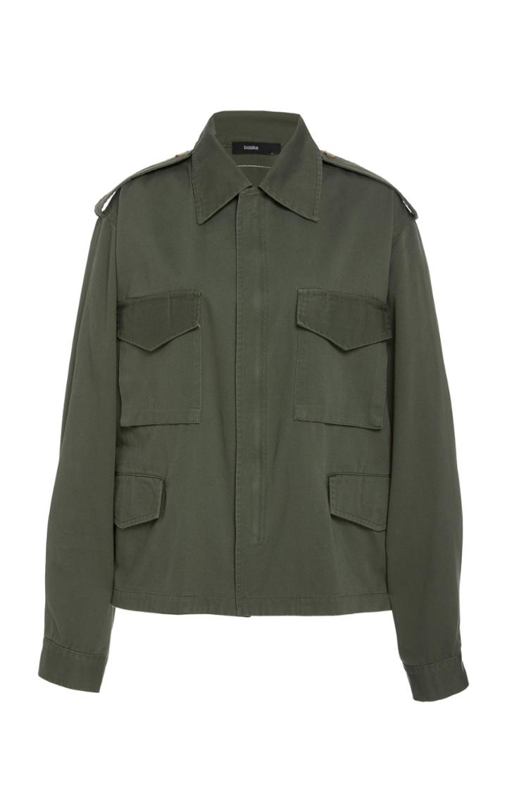 Bassike Oversized Cotton Utility Jacket