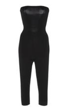 Paule Ka Strapless Jersey Jumpsuit