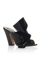 N 21 N&deg;21 Patent Leather Knotted Mule