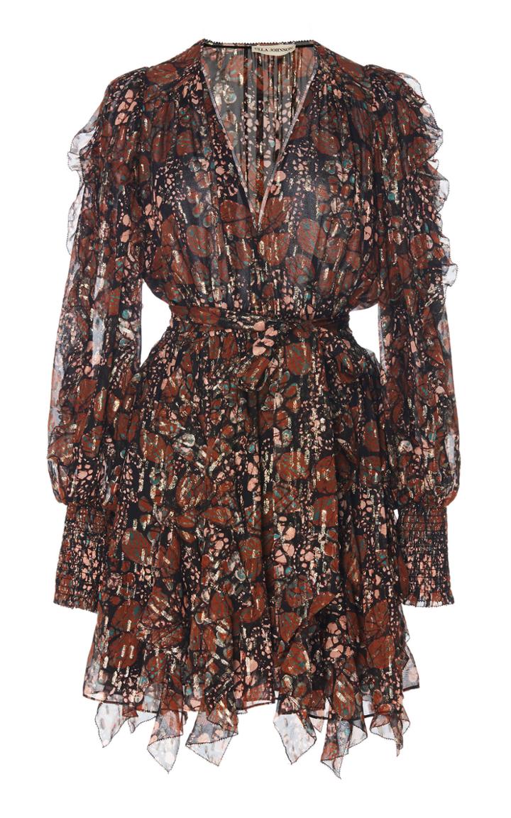 Ulla Johnson Natalia Printed Silk-blend Dress