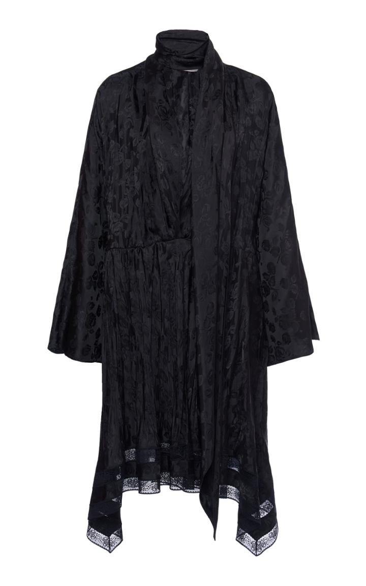 Philosophy Di Lorenzo Serafini Pleated Jacquard Midi Dress