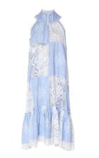 Nevenka Truth Halter Lace-trimmed Cotton Dress