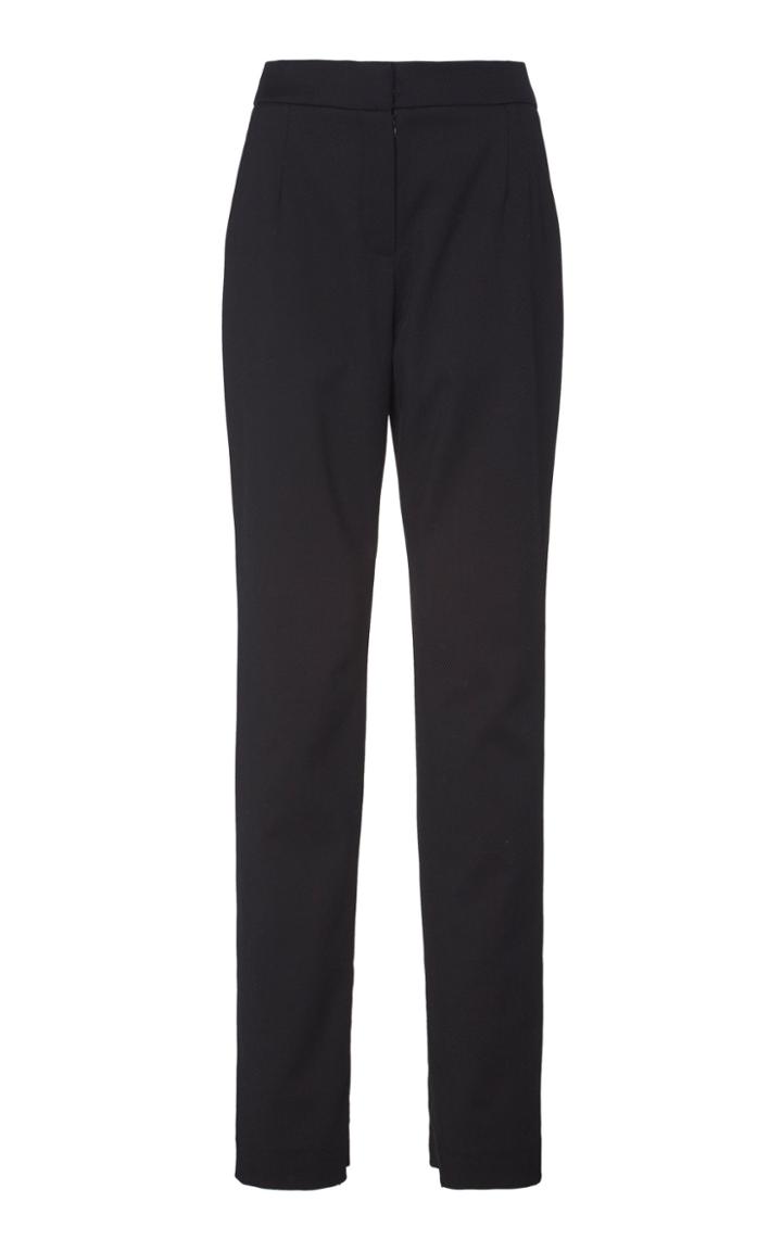 Christopher Esber Skinny High-waisted Flared Wool Trousers
